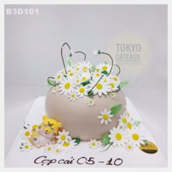 Bánh sinh nhật Tiger with flowers