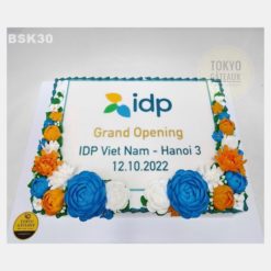 Bánh sinh nhật In Ảnh Hoa Kem