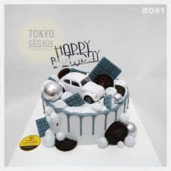 Bánh sinh nhật Grey Car Drip Cake