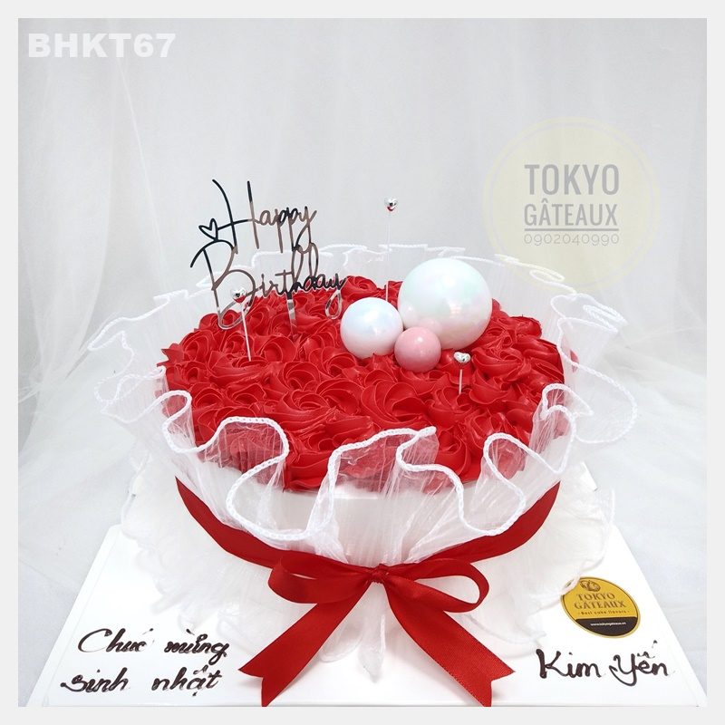 Bánh sinh nhật Purple flowers