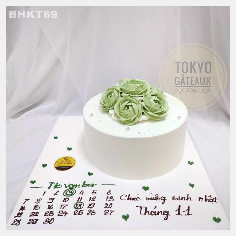 Bánh sinh nhật Calendar Flower