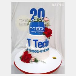 Bánh sinh nhật Hoa tươi 3 tầng
