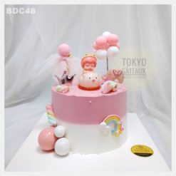 Bánh sinh nhật Bé gái và heo con