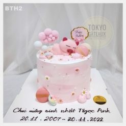 Bánh sinh nhật Heo con say giấc mây hồng
