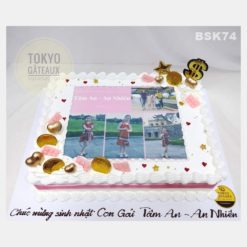 Bánh sinh nhật In ảnh tiền vàng