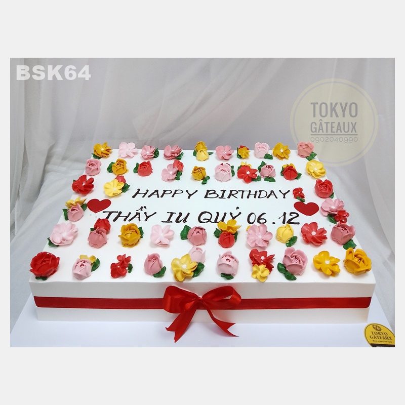 Bánh sinh nhật Vườn hoa tươi