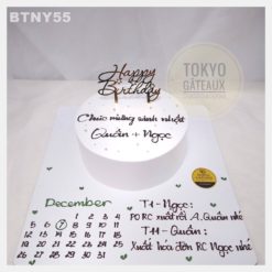 Bánh sinh nhật Lịch Đơn Giản