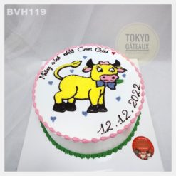 Bánh sinh nhật Con Trâu Vàng