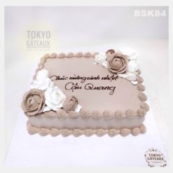 Bánh sinh nhật Kem Socola Đơn Giản