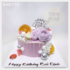 Bánh sinh nhật Flower Drip Cake