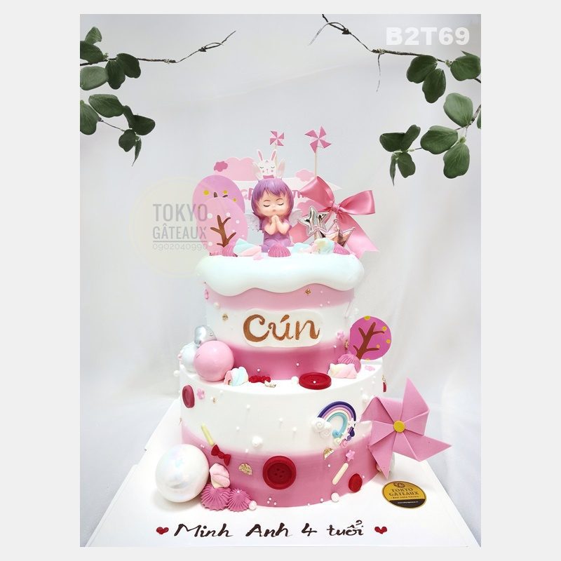 Bánh sinh nhật Giấc Mơ Hồng