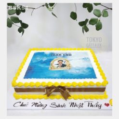 Bánh sinh nhật In Ảnh Nơ Xanh