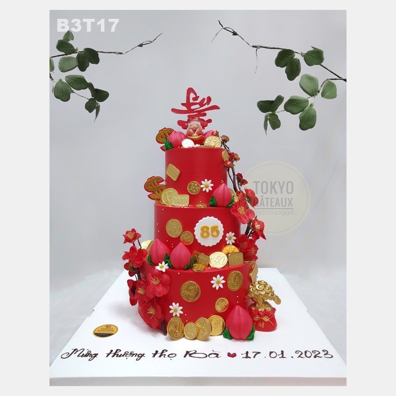 Bánh kem tạo hình tài lộc - Món quà đặc biệt chúc mừng sinh nhật bố (Mẫu  52329) - FRIENDSHIP CAKES & GIFT