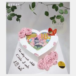 Bánh sinh nhật In Ảnh Trái Tim