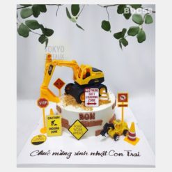 Bánh sinh nhật Máy Xúc