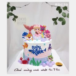 Bánh sinh nhật Baby Sharks