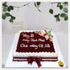 Bánh sinh nhật Dâu Tây Nơ Đỏ