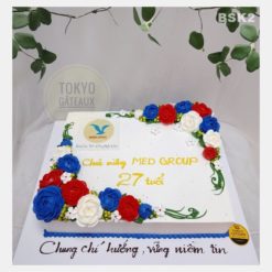 Bánh sinh nhật Hoa Kem Hiện Đại