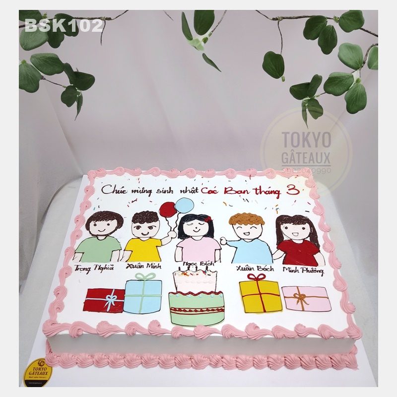 Bánh sinh nhật Lớp Chúng Mình