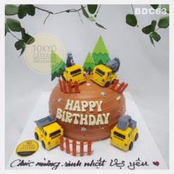 Bánh sinh nhật Oto Khủng Long