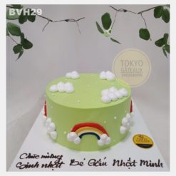 Bánh sinh nhật Cầu Vồng Dễ Thương