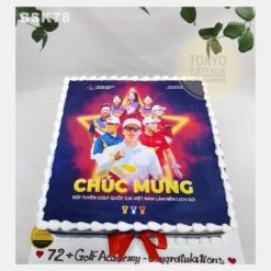 Bánh sinh nhật In Ảnh Nơ Đỏ