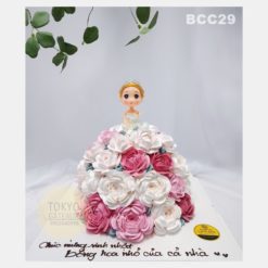Bánh sinh nhật Công Chúa Váy Hoa