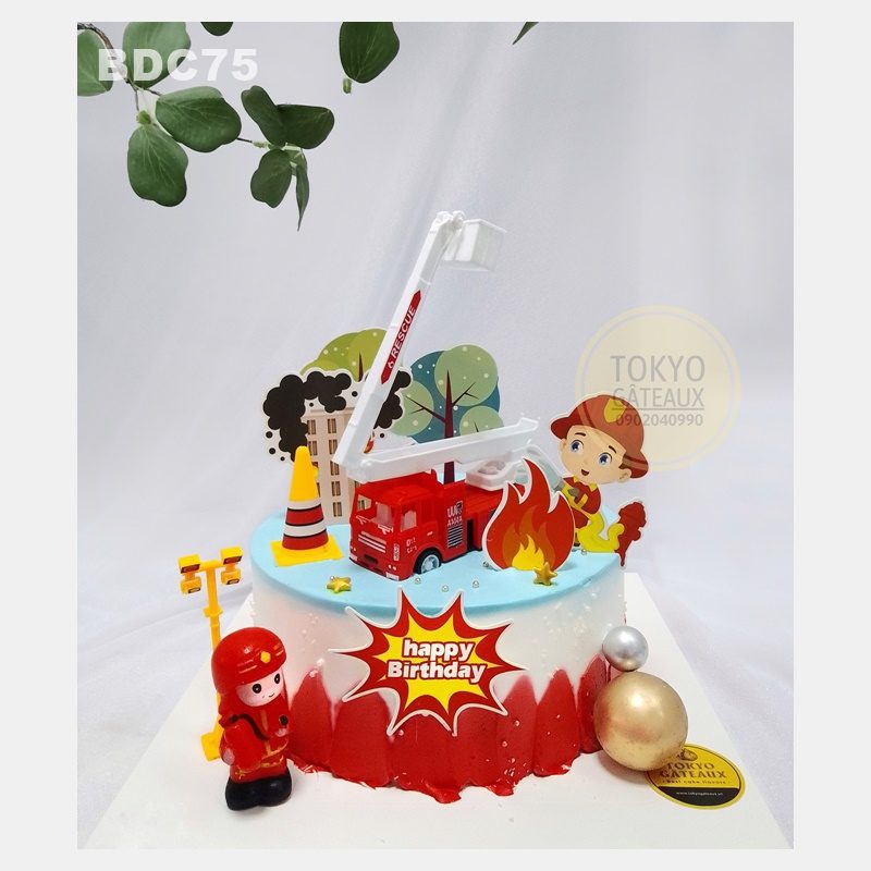 Bánh sinh nhật Lính Cứu Hỏa