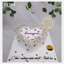 Bánh sinh nhật Trái Tim Hoa Khô