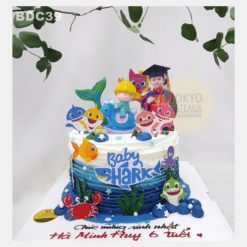 Bánh sinh nhật Baby Sharks