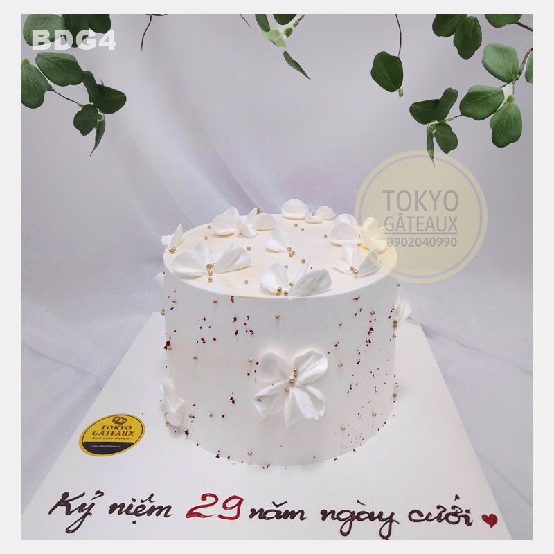 Bánh sinh nhật Hoa Tuyết