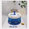 Bánh sinh nhật Xanh Ombre