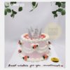 Bánh sinh nhật Vương Miện Công Chúa Hồng