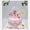 Bánh sinh nhật Công Chúa Belle Váy Hồng