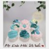 Set cupcake Hoa Kem Xanh