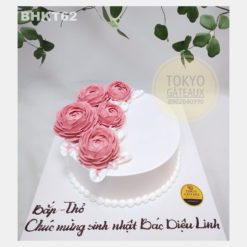 Bánh sinh nhật Hoa Kem Hồng