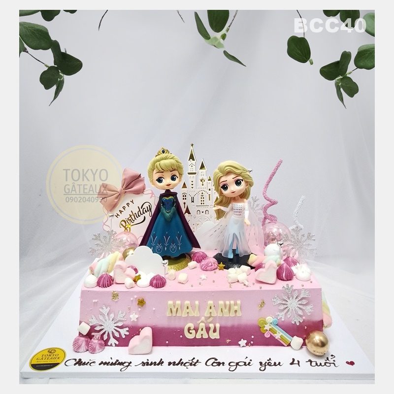 Bánh sinh nhật Nữ Hoàng Elsa