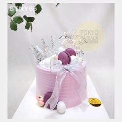 Bánh sinh nhật Macaron Nơ