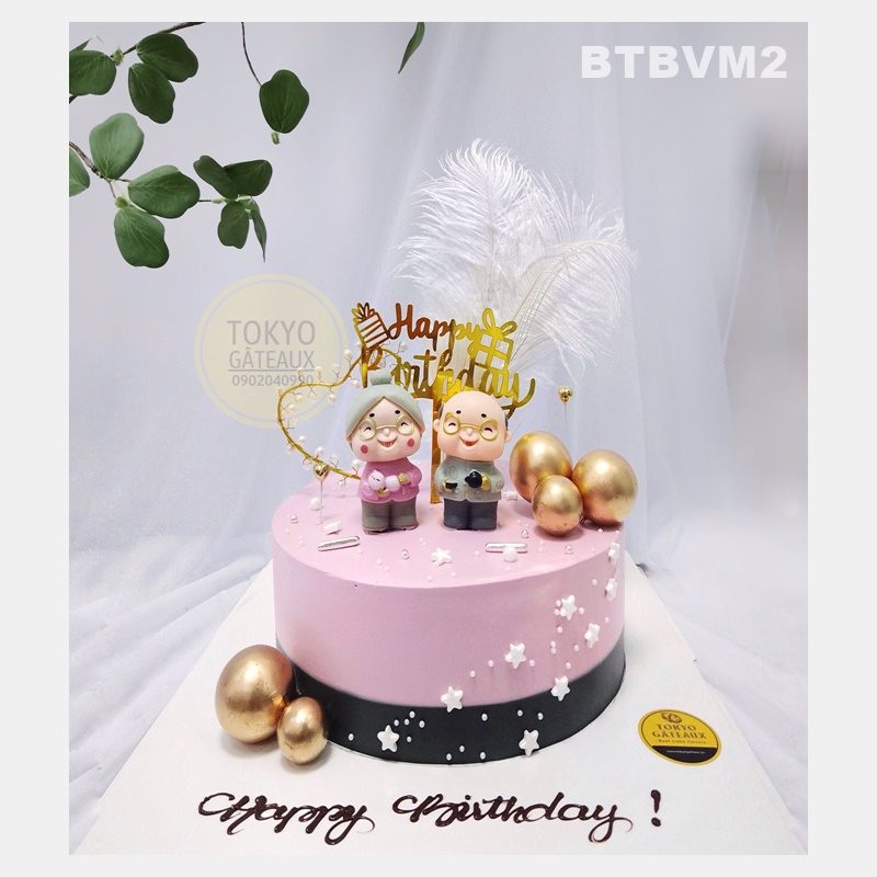 Bánh sinh nhật Ông Bà Uống Trà