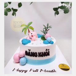 Bánh sinh nhật Heo Con Bên Bờ Biển