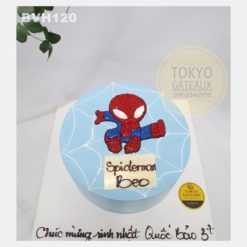 Bánh sinh nhật Người Nhện Chibi