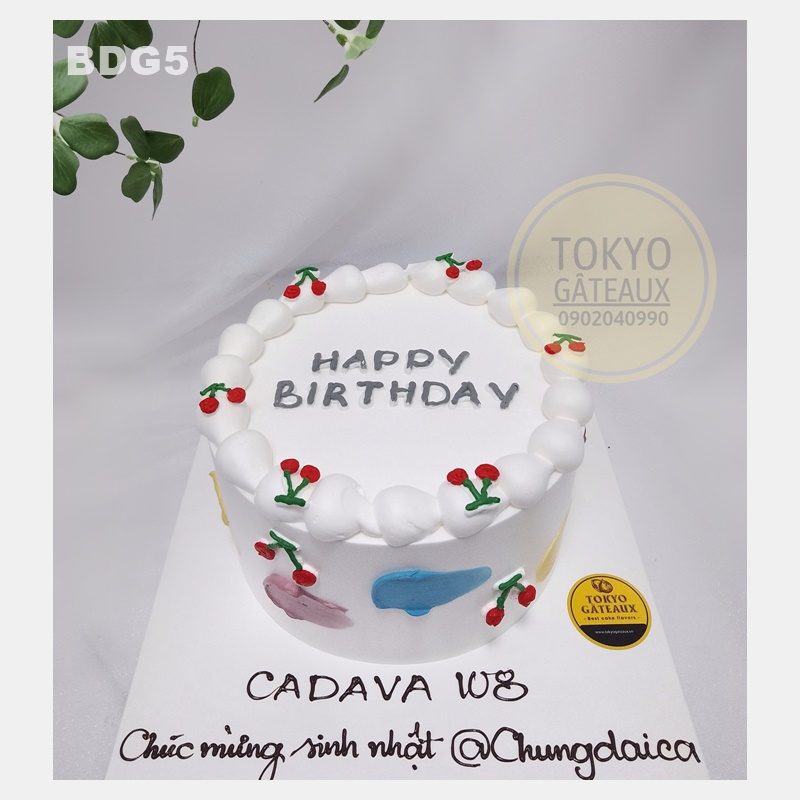 Bánh sinh nhật Colorful Cherry