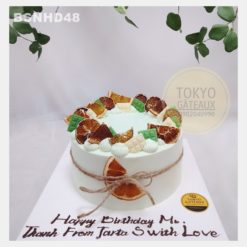 Bánh sinh nhật Matcha Cam Sấy