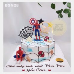 Bánh sinh nhật Người Nhện Giải Cứu Thế Giới