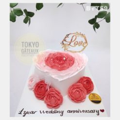 Bánh sinh nhật Trái Tim Hoa Hồng