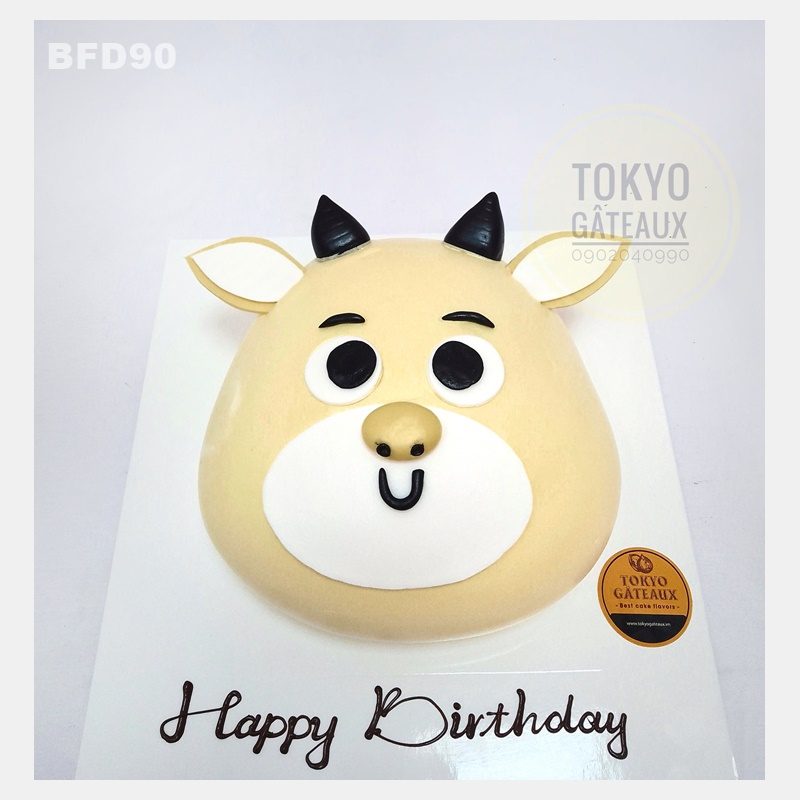 Bánh sinh nhật Trâu Vàng