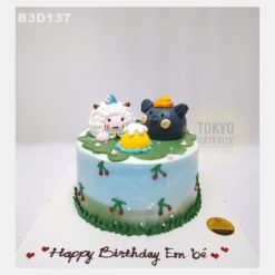 Bánh sinh nhật Cừu Và Sói