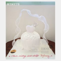 Bánh sinh nhật Trái Tim Trong Trắng