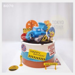 Bánh sinh nhật Máy Xúc Xanh