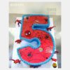 Bánh sinh nhật Người Nhện Số 3D